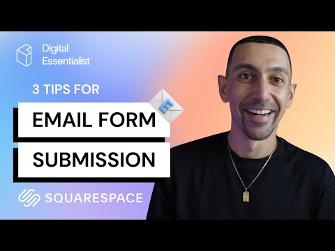 3 Tips for Squarespace Email Submission Forms | Look Like A Pro FAST!