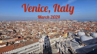 Venice Italy trip in March 2024