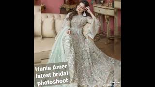 Hania Amer Latest Bridal Photoshoot