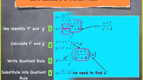Chain Rule & Quotient Rule combined