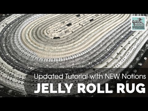 How to Make a Jelly Roll Rug! Get it Super Flat without Ironing