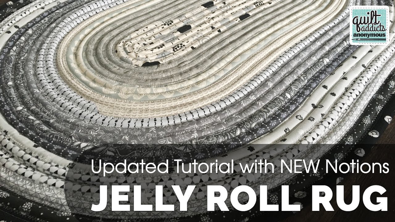 how-to-make-a-jelly-roll-rug-get-it-super-flat-without-ironing-youtube