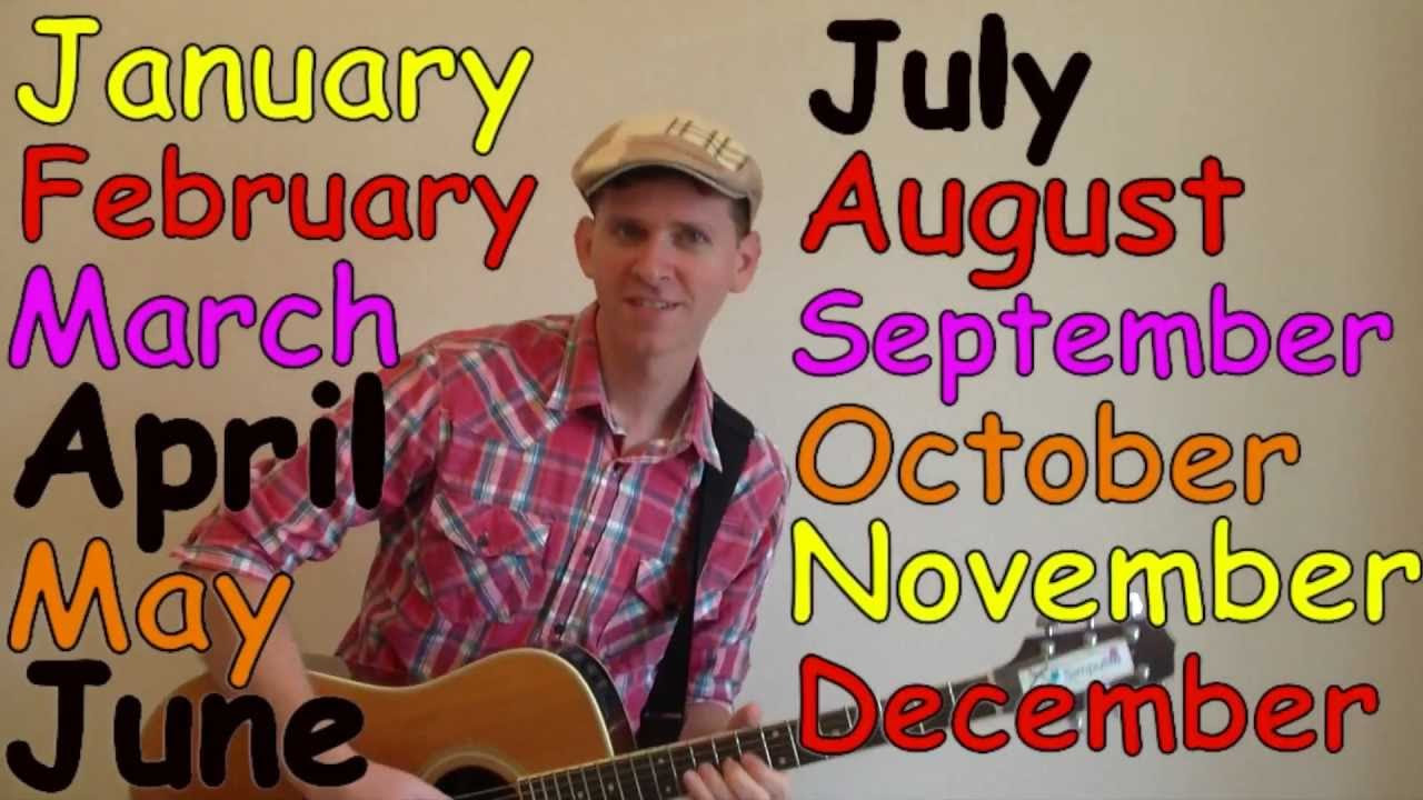 Months of the Year Song  Learn English Kids