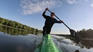HARD CANOEING TRAINING FILMED FACE TO FACE - PART 1