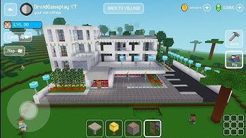 Modern Mansion Part 1 Building - Block craft 3d: Building Game