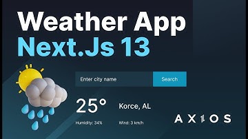ASMR Programming - Build A NEXT JS Weather App - OpenWeatherMap API - Tutorial