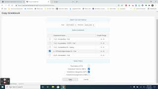 Copy Gradebook to S2