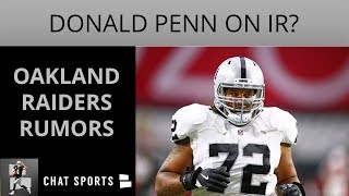 Oakland raiders rumors: donald penn on ir, drafting derek carr
replacement, jared cook top te