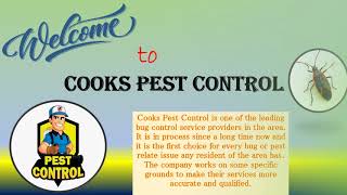 Cooks Pest Control Professionals clean all the pest and bugs