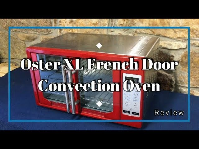 Oster French Door Toaster Oven, Extra Large, Red