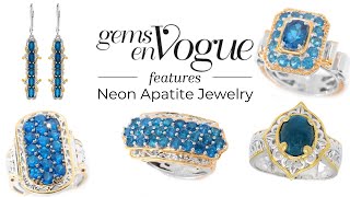 Gems en Vogue presents Amazing Apatite Jewelry