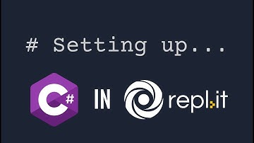 Setting up a new C# (c sharp) project in repl.it