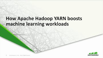 Hadoop ecosystem boosts Tensorflow and machine learning technologies
