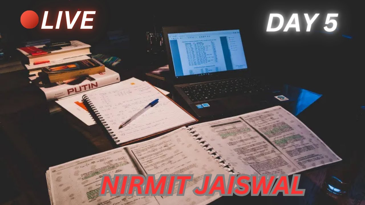 DAY 5 / 75 FOR JEE MAINS 2 II LIVE STUDY WITH ME II 12 HOURS LIVE STUDY WITH ME