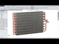 Solidworks tutorial | Sketch Aircondition Heat Exchanger in Solidworks