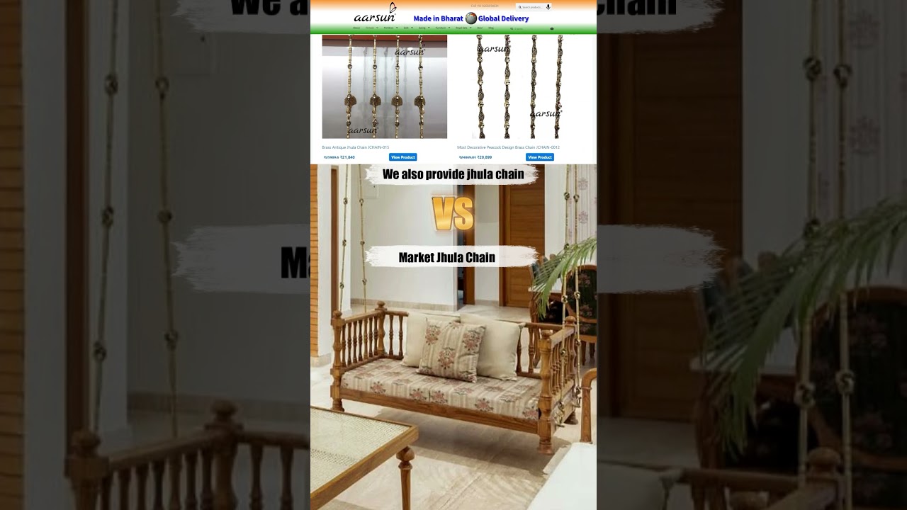 we provide jhula chains for market jhula 