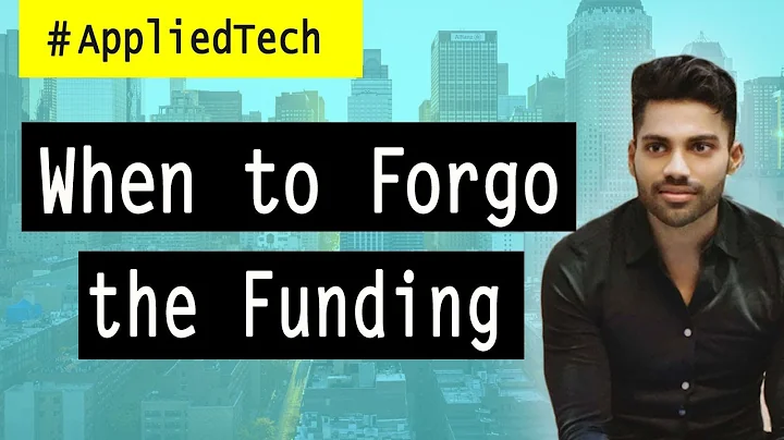 When to Forgo the Funding | Krishna Ramineni at Fi...