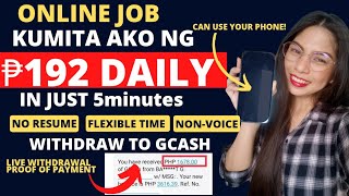 KUMITA AKO NG ₱190 DAILY IN JUST 5 MINUTES | ENJOY | ONLINE JOB| LEGIT APP! LIVE WITHDRAWAL screenshot 4