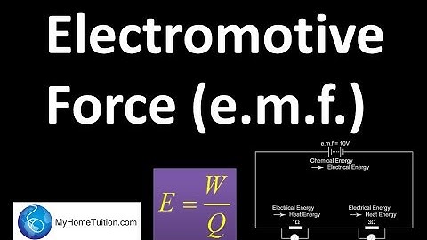 Electromotive Force (e.m.f.) | Electricity | Physics