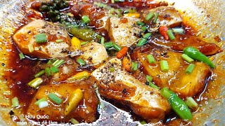 cách làm ỨC CÁ BASA KHO QUẸT thơm ngon đậm đà cho bữa cơm gia đình