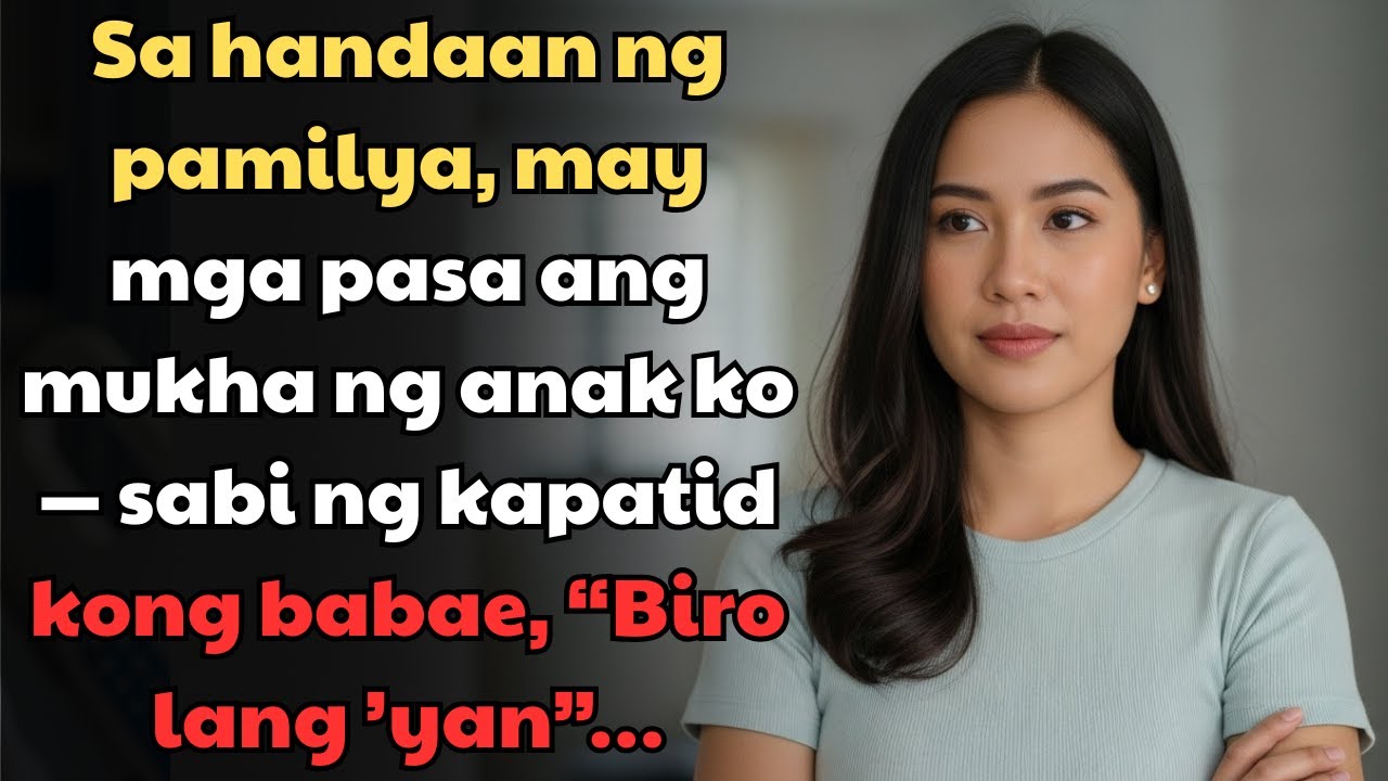 Sa handaan ng pamilya, may pasa ang anak ko—“biro lang ’yan,” sabi ng kapatid ko