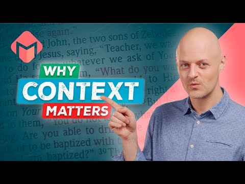 Video: Vad är betydelsen av sammanhang för att tolka och tillämpa Bibeln?