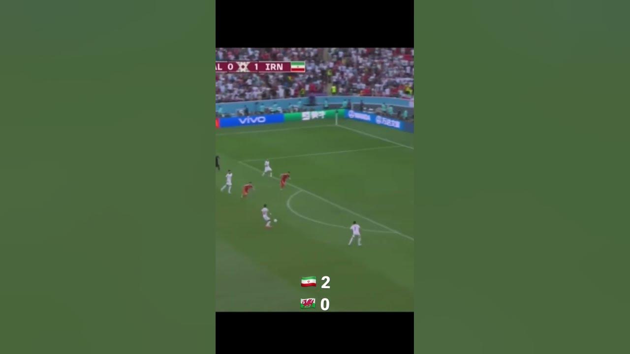 Iran vs. Whales World Cup Goal Highlights #worldcup #football #shorts