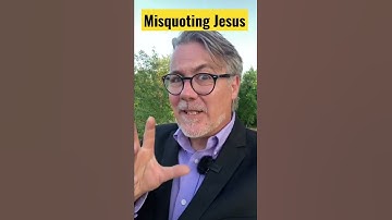 Misquoting Jesus About Not Judging Others / Matthew 7:1-6