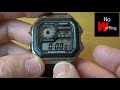 How to Use ALL FEATURES of the Casio AE1200WH STOPWATCH - Beginners guide