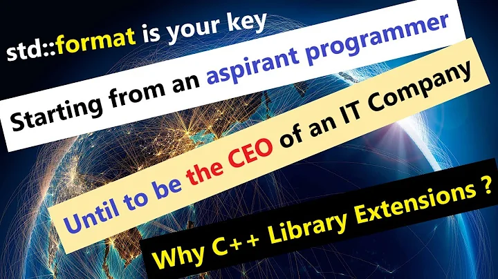 019 - Importance of std::format, How to Install C++ Library Extensions and Why We Need It.