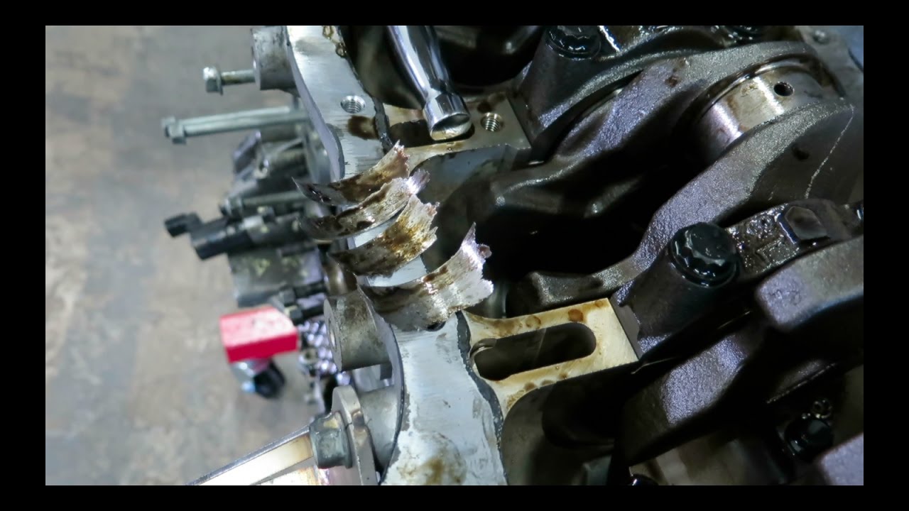 Engine failure (Spun bearing) - YouTube