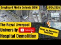 The royal hospital demolition  26042024