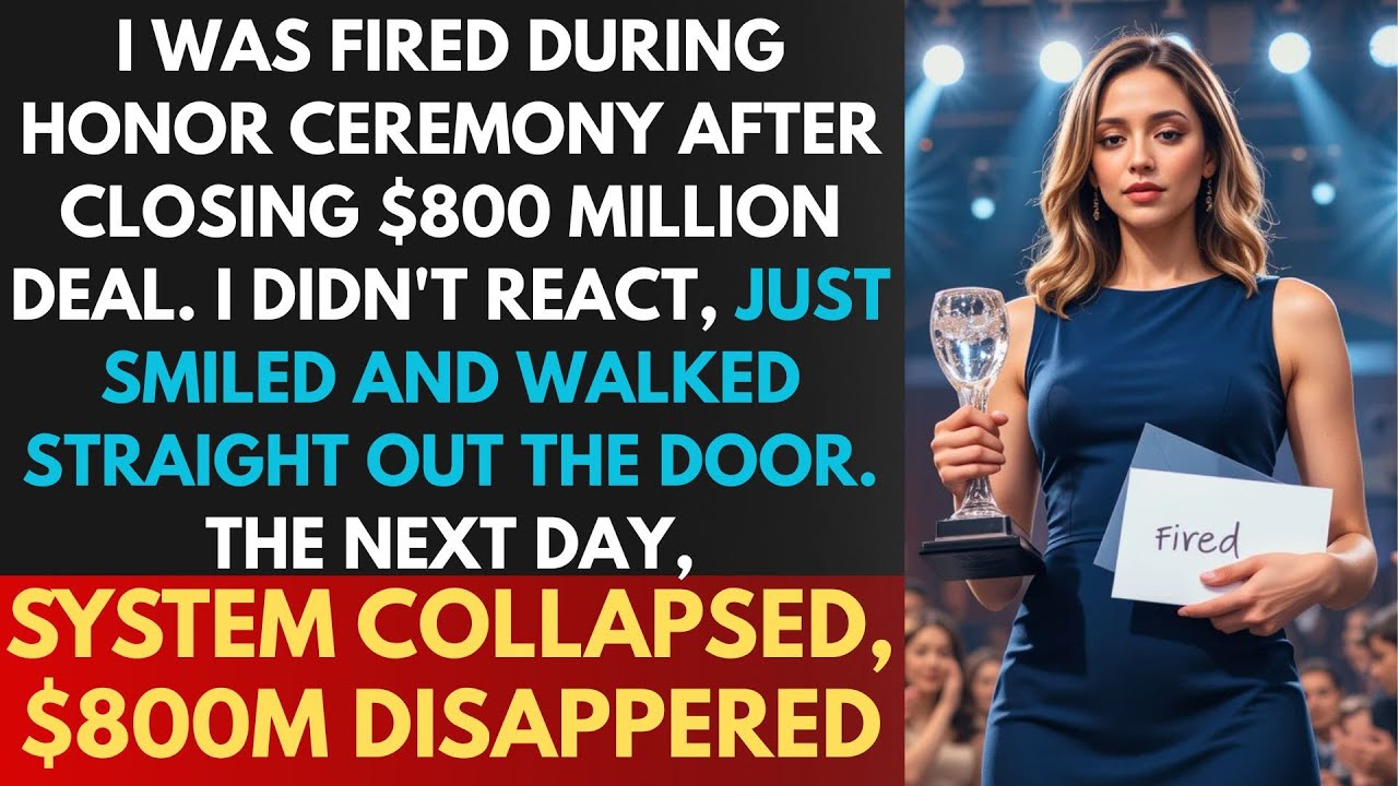 Меня уволили во время церемонии награждения после заключения самой крупной сделки в моей жизни — ...