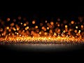 Abstract Warm Golden Bokeh Orbs with Twinkle Reflection Seamless Motion Background 4K 60FPS