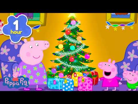 🎁 Tidlig besøk hos julenissen og julemoro! | Peppa Gris | Tegnefilmer for barn