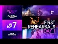 Eurovision 2024: First Rehearsals (Day 1) - My Top 7 | With Comments