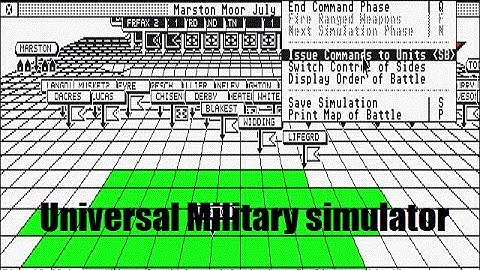 Universal Military Simulator, Atari ST. Just One Look.