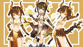 Genshin Impact Mod: Azhdaha OC