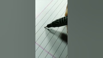 How to write stylish "V" #viral #satisfying #shorts