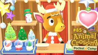 Déco Noël FÉÉRIQUES  Visite de campings d'abonnés ️ Animal Crossing Pocket Camp 85