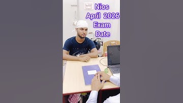 Nios April 2026 Exam Date #nios #gurusajjad #niosexams