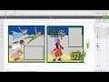 Designing and Creating Scrapbook Layout in Cricut Design Space