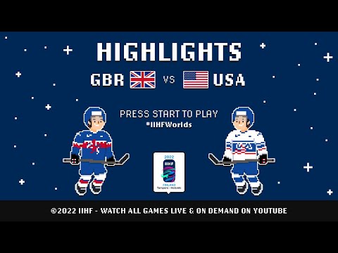 Highlights | Great Britain vs. USA | 2022 #IIHFWorlds