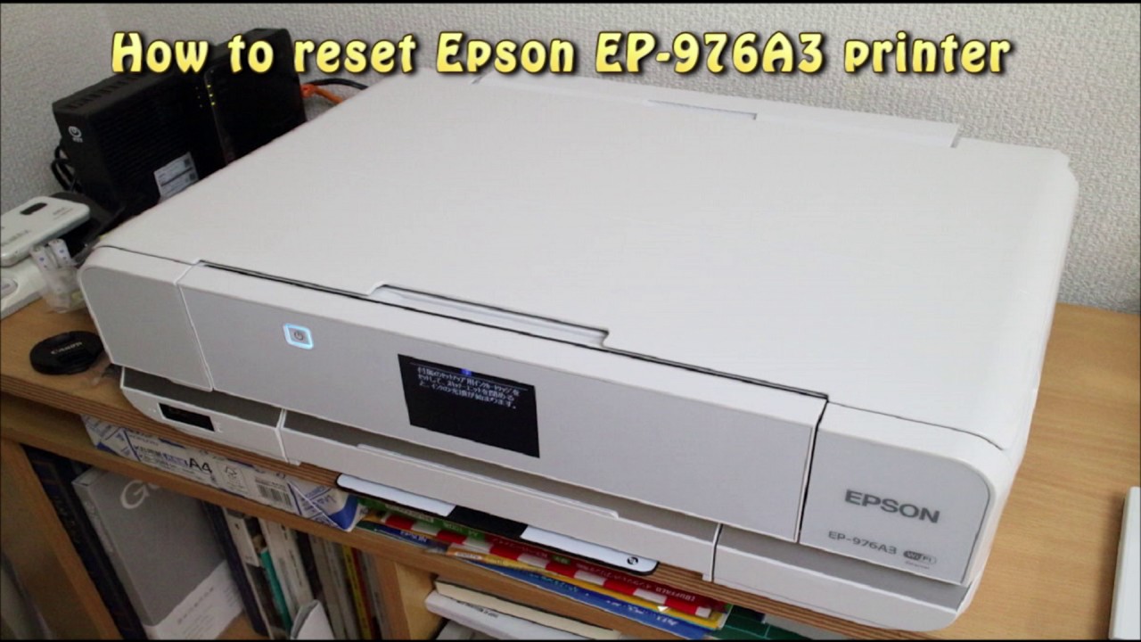 Reset Epson EP 976A3 Waste Ink Pad Counter - YouTube