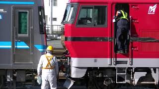 名鉄の連結作業が見たい@大江駅　地下鉄鶴舞線甲種輸送