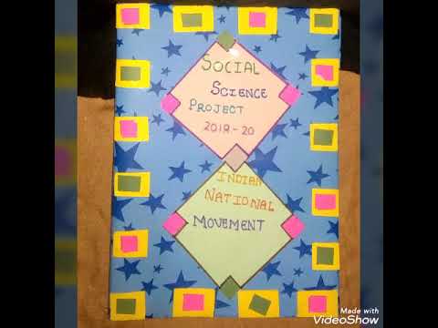 how to make a cover page handmade for project handmade sushmasingh cover page of science project