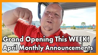 April Announcements - with 3 GRAND OPENINGS! by Matt's RV Reviews 4,783 views 10 days ago 9 minutes, 20 seconds