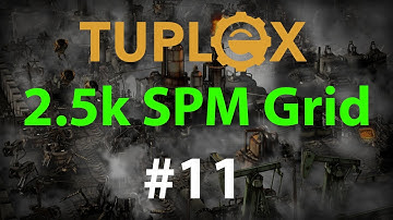 Factorio 2,500 SPM Grid Megabase #11 - Steel smelting