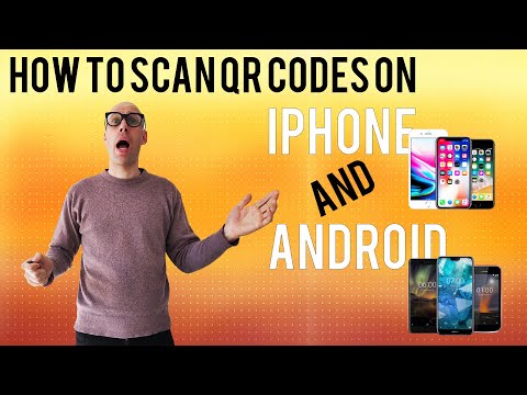 How to scan QR codes on IPHONE and ANDROID phones 2021 👀