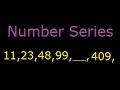 Million views Number Series, Pattern and Puzzles -Tricks and Solutions - 11, 23, 48, 99, _, 409, _